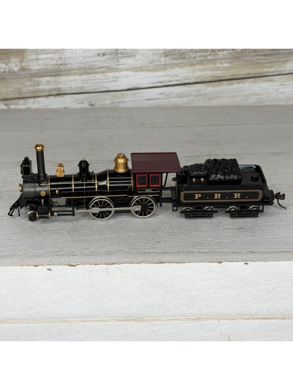 Bachmann Pennsylviania RR American 4-4-0 Steam Engine & Tender  HO 51114 VGC